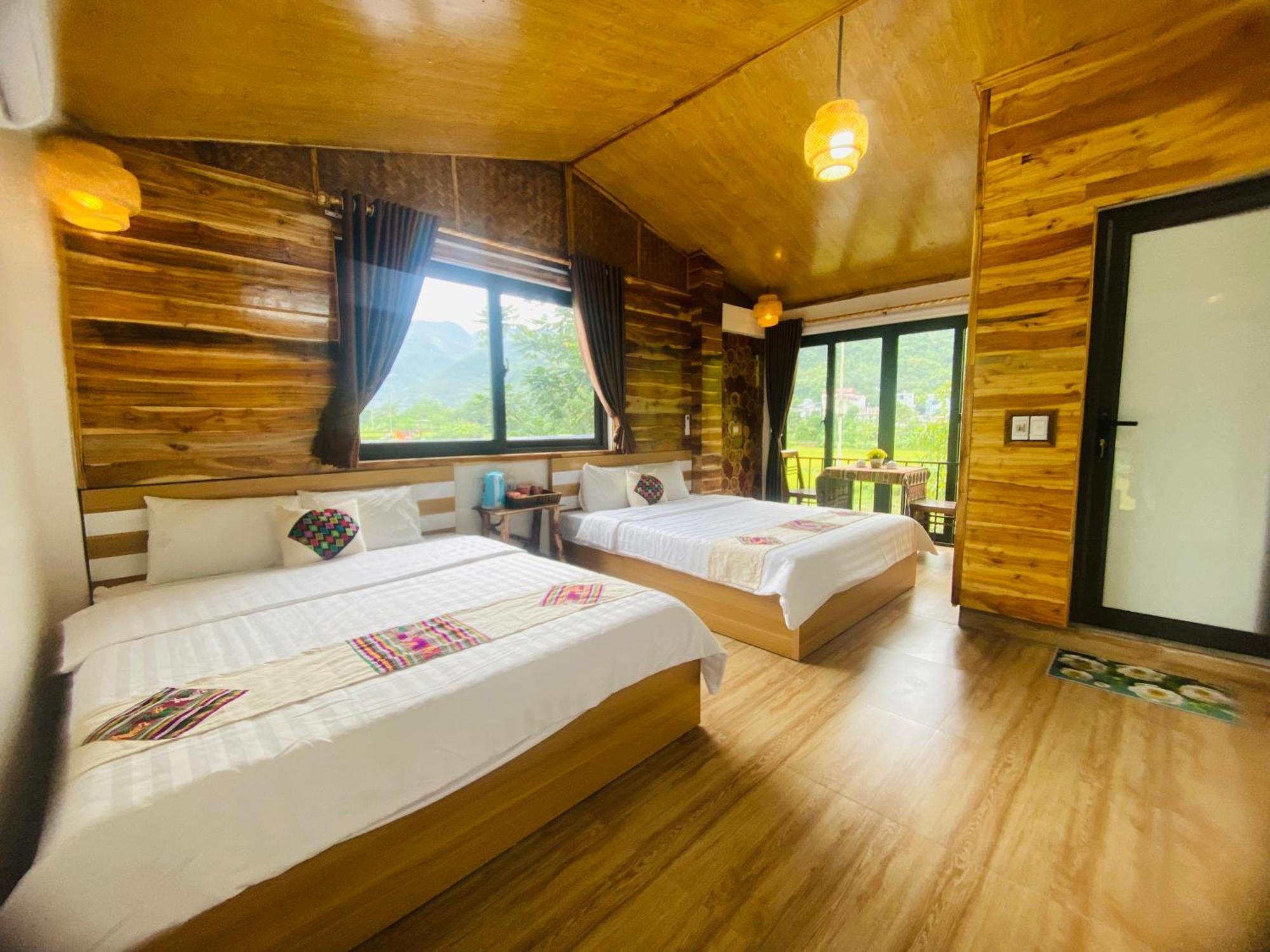 Homestay Quan Hang Mai Chau Eksteriør bilde